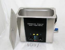 Sweep&Degas higher level cleaning with drain easy setting 6L ultrasonic cleaner