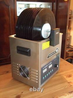 ULTRASONIC-RECORD-CLEANER-DIY adjustable power and variable frequency 10 records