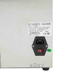 US 10L Liter Industrial Grade Professional Ultrasonic Cleaner Heater