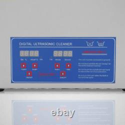US STOCK 10L Ultrasonic Cleaner JPS-40A Digital Cleaning Machine with Heater