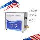 Us Sale Stainless Steel 6.5l Industry Ultrasonic Cleaner Heated Heater Withtimer