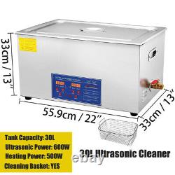 Ultrasonic Cleaner 1.3L 2L 3L 6L 10L 15L 22L 30L Portable Jewelry Washing Home