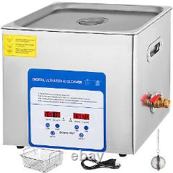 Ultrasonic Cleaner 10L 316 Stainless Steel 200w Heated Clean Glasses