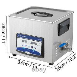 Ultrasonic Cleaner 10L Jewelry Cleaner Machine 120With240W Digital Sonic Cleaner
