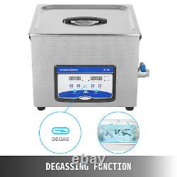 Ultrasonic Cleaner 15L Jewelry Cleaner Machine 180With360W Digital Sonic Cleaner