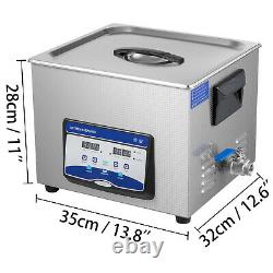 Ultrasonic Cleaner 15L Jewelry Cleaner Machine 180With360W Digital Sonic Cleaner