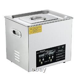 Ultrasonic Cleaner 15L, Ultra Sonic Cleaner with Digital Timer and Heater for