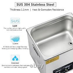 Ultrasonic Cleaner 15L, Ultra Sonic Cleaner with Digital Timer and Heater for