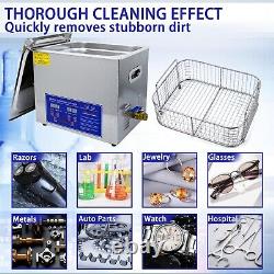 Ultrasonic Cleaner 2.5 Gal Professional Ultrasonic Cleaner 110V 10L 40kHz