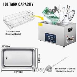 Ultrasonic Cleaner 28/40khz Dual Frequency Professional Ultrasonic Cleaner 10L