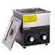 Ultrasonic Cleaner 2l With Timer & Heater 40hz For Jewelry Watch Ring Coin Diamond