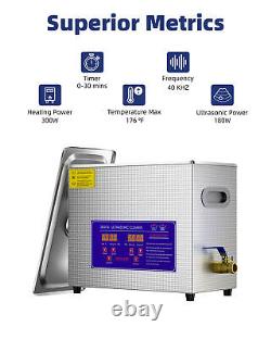 Ultrasonic Cleaner 3.2/6.5/10/15/30L Cleaning Equipment Industry Heated withTimer