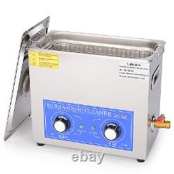 Ultrasonic Cleaner, 304 Stainless Steel All-Purpose Ultrasonic Cleaner with Mech