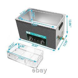 Ultrasonic Cleaner 30L 600W Sonic Parts Cleaner Machine with Heater Timer f