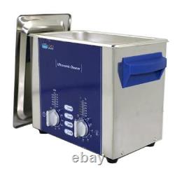 Ultrasonic Cleaner 3L With Degas Sweep 160W DR-DS30 Dental Lab Stainless Steel