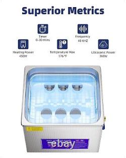 Ultrasonic Cleaner 6.5L, Professional Ultrasonic Cleaning Machine for Jewelry Eye