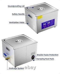 Ultrasonic Cleaner 6.5L, Professional Ultrasonic Cleaning Machine for Jewelry Eye