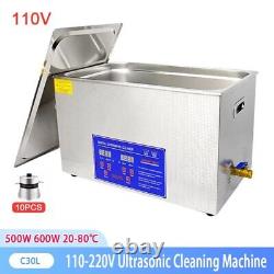 Ultrasonic Cleaner 600W 30L Cleaning for Electronic Machinery Industry