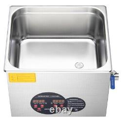 Ultrasonic Cleaner 960W 15 L Stainless Steel Industry Heated with Digital timer