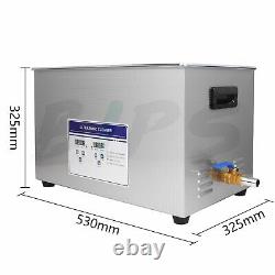 Ultrasonic Cleaner, Industrial 30L Large Heated Ultra Sonic Cleaner, 600W