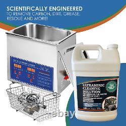 Ultrasonic Cleaner Solution for Carburetors and Engine Part Concentrated 2 Gal