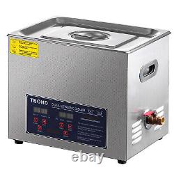 Ultrasonic Cleaner Stainless Steel 10L Industry Heated with Timer Power