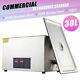 Ultrasonic Cleaner Stainless Steel Industry Heated Heater Withtimer 30l