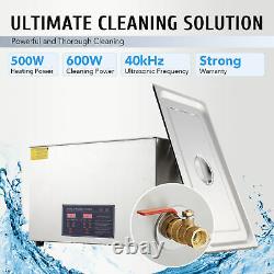 Ultrasonic Cleaner Stainless Steel Industry Heated Heater withTimer 30L