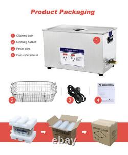 Ultrasonic Cleaner with Heater Ultrasonic Cleaning Machine Digital Control Panel