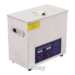 Ultrasonic Cleaning Machine Electric Ultrasonic Cleaner Stainless Steel 180W NEW