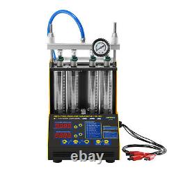 Ultrasonic Fuel Injector Cleaner Tester for Auto & Motorcycle 4-Cylinder CT150