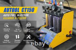 Ultrasonic Fuel Injector Pulse Cleaner Injection Tester 0.8M 110/220V LED Panel