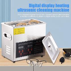 Ultrasonic Jewelry Cleaner Denture Glass Watch Ring Bath Tank Cleaning Machine