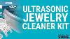 Ultrasonic Jewelry Cleaner Kit New Premium Cleaning Machine And Liquid Cleaner Solution Concentrate