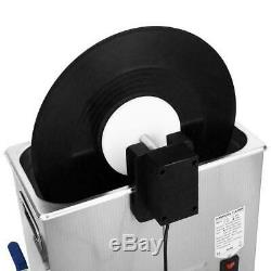 Ultrasonic Vinyl Record Cleaner Rack Adjustable Power Cleaning Machine 630°/min