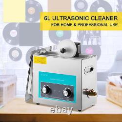 Ultrasonic Vinyl Record Cleaner Vinyl Ultrasonic Cleaning Machine 6L Knob (USA)