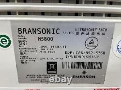 Unused Branson M5800 Ultrasonic Cleaner 2.5 Gal CPX-952-516R