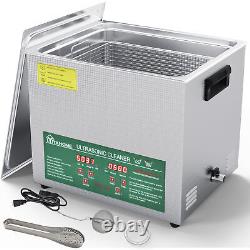 Upgraded Ultrasonic Cleaner 6L-30L Cleaning Equipment Industry Heated With Timer