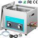 Vevor 10l Ultrasonic Cleaner 640w Stainless Steel Knob Control With Heater &timer
