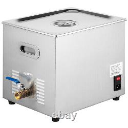 VEVOR 10L Ultrasonic Cleaner Stainless Steel 40kHZ Digital Jewerly Clean withTimer