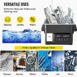 VEVOR 10L Ultrasonic Cleaner Stainless Steel Touch Screen Heater Control withTimer