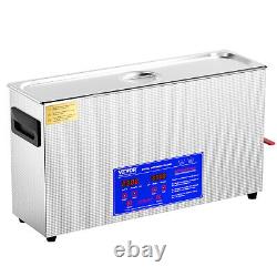 VEVOR 10L Ultrasonic Gun Cleaner 300W Ultra Sonic Cleaner Timer Heater Basket