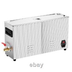 VEVOR 10L Ultrasonic Gun Cleaner 300W Ultra Sonic Cleaner Timer Heater Basket