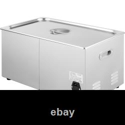 VEVOR 30L Ultrasonic Cleaner, 304 Stainless Steel Professional Knob Control, Ult