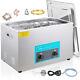 Vevor 30l Ultrasonic Cleaner With Heater Timer 1100w Jewelry Stainless Steel
