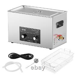 VEVOR 30L Ultrasonic Cleaner with Heater Timer & Basket Digital Sonic Machine