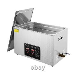 VEVOR 30L Ultrasonic Cleaner with Timer Heating Machine Digital Sonic Cleaner