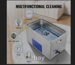 VEVOR 30L Ultrasonic Cleaner with Timer Heating Machine Digital Sonic Cleaner