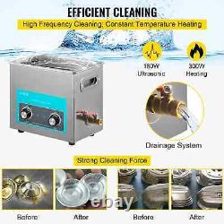 VEVOR 6L Electric Ultrasonic Cleaner Portable Washing Machine Lave-Dishes Ultras