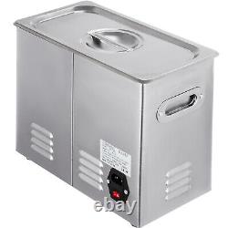 VEVOR 6L Ultrasonic Cleaner Industry Stainless Steel Lab Cleaner withTimer Heater